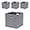 Gary, variant on Collapsible Organization Basket Fabric Foldable Box with Handles, 13x13 Cube Storage Bins Set of 4, Thick and Heavy Duty Storage Baskets for Shelves Bedroom Livingroom,Black