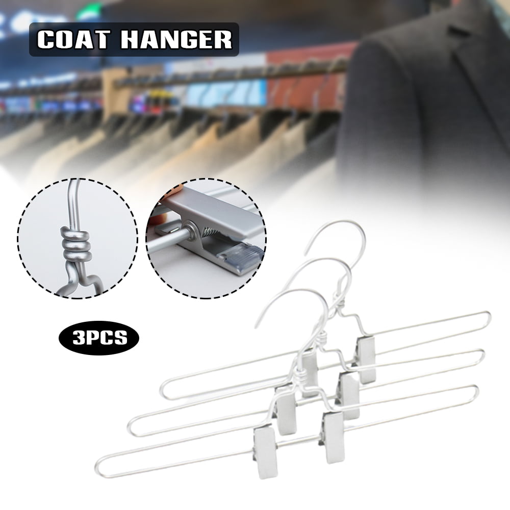 Aluminum Alloy Trouser Clip Adult Clothes Hanger Pants Hanger Suitable for Home UseDurability and nice