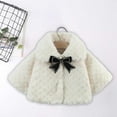thumbnail image 6 of Atogsazn Baby Girl's Fleece Jacket Toddler Fuzzy Long Sleeve Jackets Plush Winter Warm Clothes Outfit 01-Beige 1-2 Years, 6 of 6
