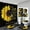 Black, variant on FRAMICS 16 Pc Sunflower Butterfly Shower Curtain and Rug Sets, Flower Quotes Bathroom Sets, Black Waterproof Fabric Shower Curtain with 12 Hooks and Toilet Rugs