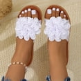 thumbnail image 5 of Willtoo 2026 Trendy Flower Slippers Sandals for Women Summer Casual Flat Sandal Shoes Comfortable Slip on Flower Slides Sandals Beach Shoes, 5 of 6