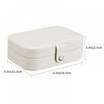thumbnail image 2 of Portable Jewelry Boxes Travel Jewelry Case Small Jewelry Box Necklace Earrings Ring Multi-Function Storage Box, 2 of 8