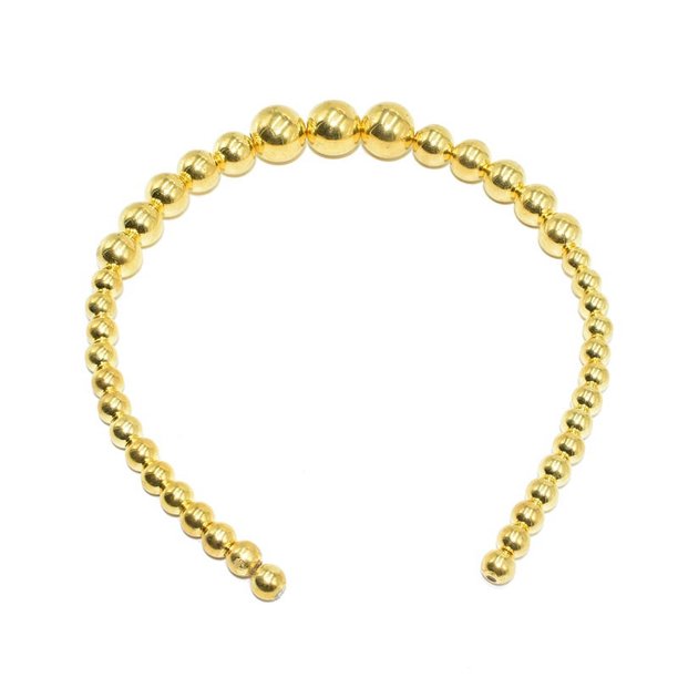 Diadema de perlas de gran tamaño hecha a mano con cuentas para accesorios para el cabello de adultos, diadema de perlas brillantes, artículo digno de regalo
