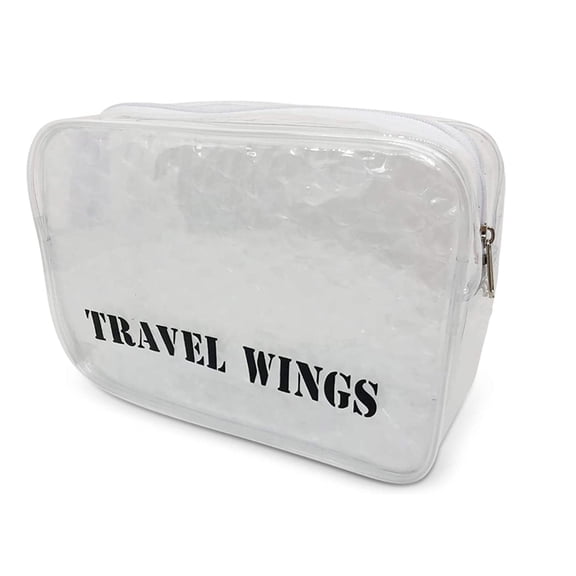 Travel Home Toiletry Makeup Cosmetic Organizer Clear Padded Pouch Case Bag