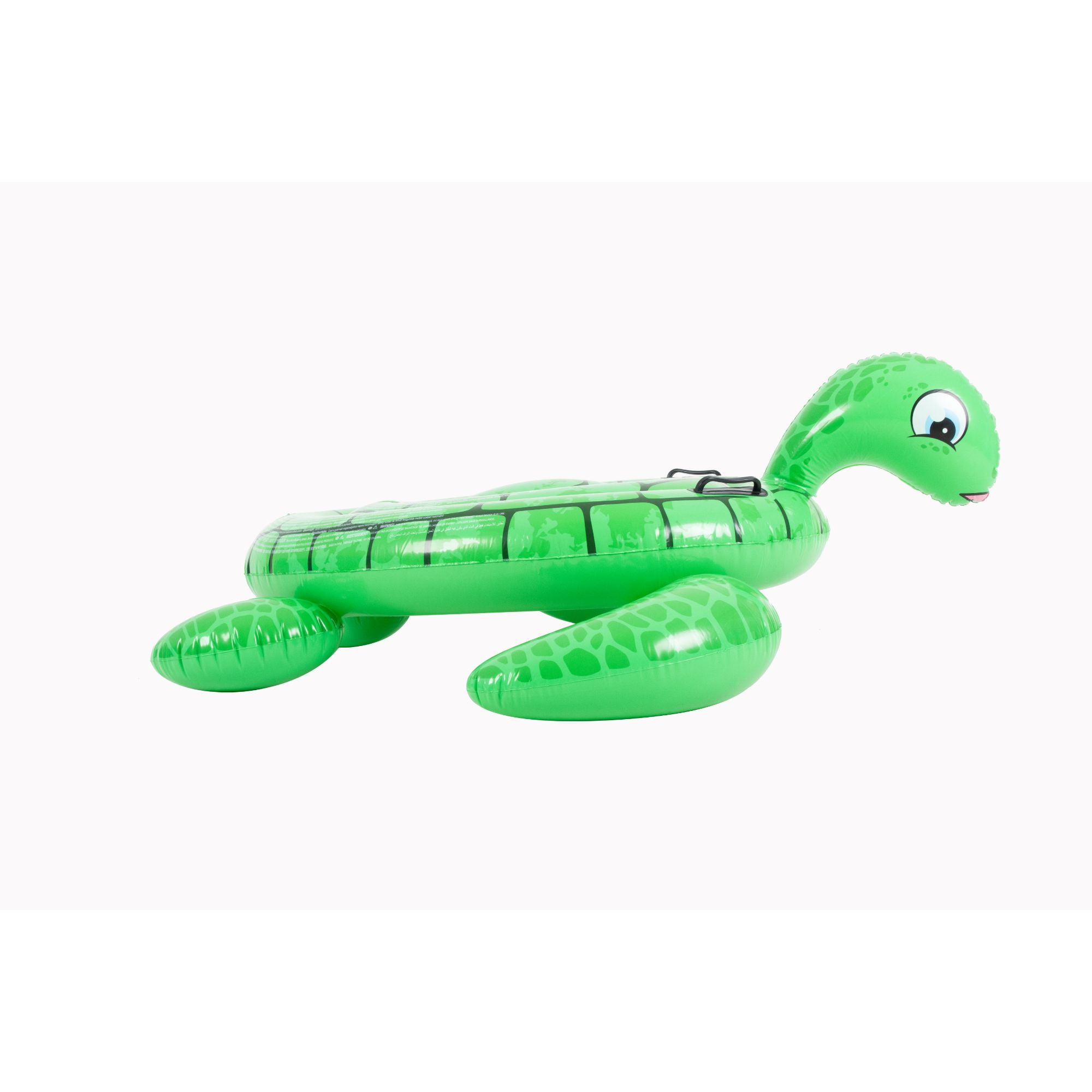 Pool Central 4.5 Inflatable Green Sea Turtle Pool Float with Handles