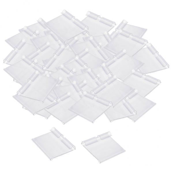 2x Paquete Soportes de Plástico Gloria para Etiquetas Soporte de Exhibición de Letreros de Precio Minorista