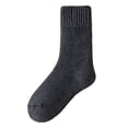thumbnail image 4 of Bibifish Womens Socks Solid Color Winter Thickened Thermal Socks Cozy Fall Winter Cold Weather Daily Wear Above Ankle Socks For Ladies, 4 of 4
