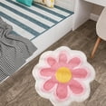 thumbnail image 6 of Holloyiver Cute Bath Mat, Soft Superfine Fiber Flower Bath Mat, 23.6 Inch Non Slip Water Absorbent Rug Bath Door Mats Rugs for Entrance Bedroom Kitchen Bathroom Toilet Floors (Pink), 6 of 6