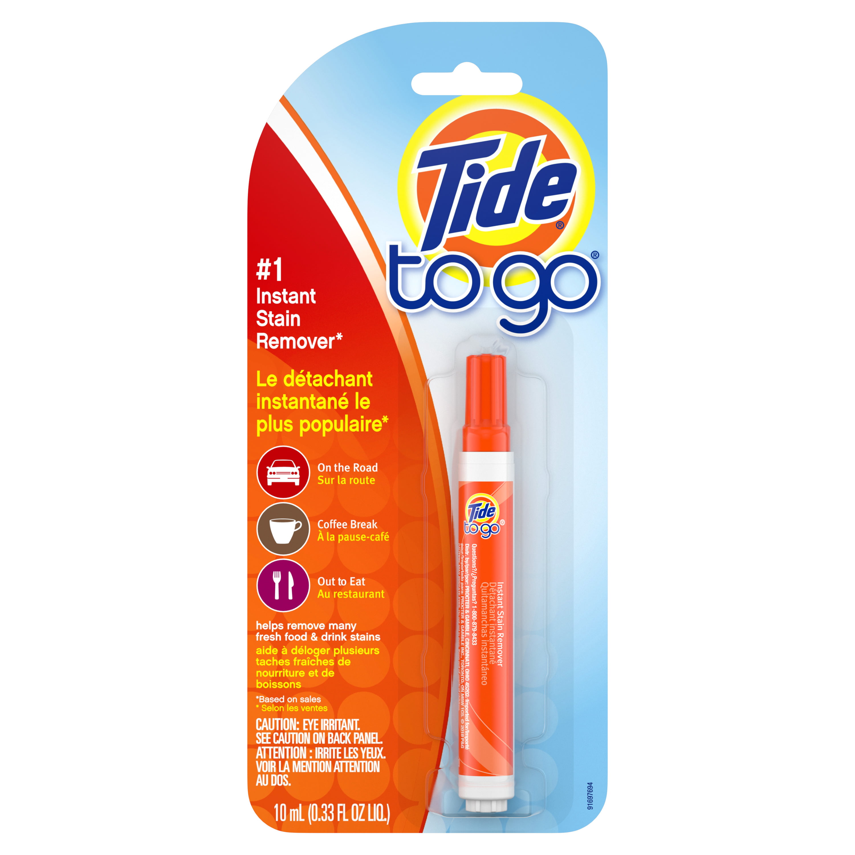 White Tide to Go Instant Stain Remover Pens 3 ea Pack of 1 