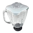 thumbnail image 6 of HQRP Glass Square Replacement Blender Jar Set Compatible with Oster Osterizer Blender Models, 6-Cup, 1.75L Pitcher, 0.46 Gallon Capacity, White Lid, 6 of 7