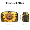 thumbnail image 5 of Sunflower Digital Travel Bag Cord Organizer Hard Drive Bags Waterproof Oxford Cloth Cord Storage Organizer Box 5.9x9.44x3.14 in Black Digital Electronic Accessories Organizer Bag, 5 of 6