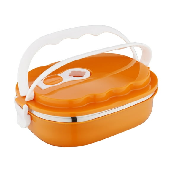 TIMIFIS Bento Box School Supplies 1-layer 900ml Rectangular Food Lunch Box Stainless Steel Lunch Box Lunch Box Food Storage Box Children's Lunch Box Hot Food
