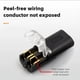 thumbnail image 5 of Conector Eléctrico de Acoplamiento de 2 Pines, Cable LED, Conector Automotriz Sin Líneas de Interrupción, Conexión de Terminales de Tira., 5 of 5
