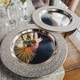 thumbnail image 4 of Sparkles Home  Madison Avenue Rhinestone Charger Plate Red, 4 of 5