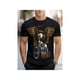 thumbnail image 1 of Camiseta informal de algodón suave y cómoda para hombre con diseño de águila en motocicleta, cuello redondo y manga corta, perfecta para el verano al aire libre., 1 of 7