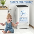 thumbnail image 4 of BackID Portable Full Automatic Washing Machine,1.3 Cu. Ft Washer and Spinner Combo with 8 Cycles, Large Capacity Compact Laundry Washer Spin Dryer for Apartment RV Dorm, 4 of 7