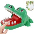 thumbnail image 1 of Muyoka Juego de mordedura de cocodrilo para dedo, juguetes de dientes de cocodrilo para morder el dedo, juegos de dentista, juguetes divertidos y complicados para niños de más de 3 años Muyoka Hogar, 1 of 7
