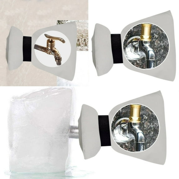 ZZkhGO Faucet Protective Cover, Outdoor Water Spigot Insulation, Antifreeze Winter Cover for Garden Hose Bibs