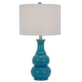thumbnail image 2 of Decor Therapy Harper Ceramic Table Lamp 26.5"H Table Lamp with Round Drum Shade, 2 of 2