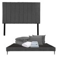 thumbnail image 1 of Box Base Cama Slim King Size+Cabecera Argos Gris Carbon+Almohada 2Pack+Protector Cloud+Sabanas Softy+Edredon Homy, 1 of 8