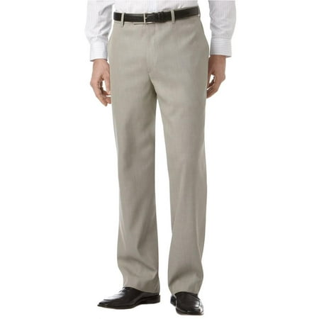 Perry Ellis Mens Folio-Flex Sharkskin Dress Pants