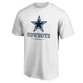 thumbnail image 2 of Men's White Dallas Cowboys Team Lockup T-Shirt, 2 of 3