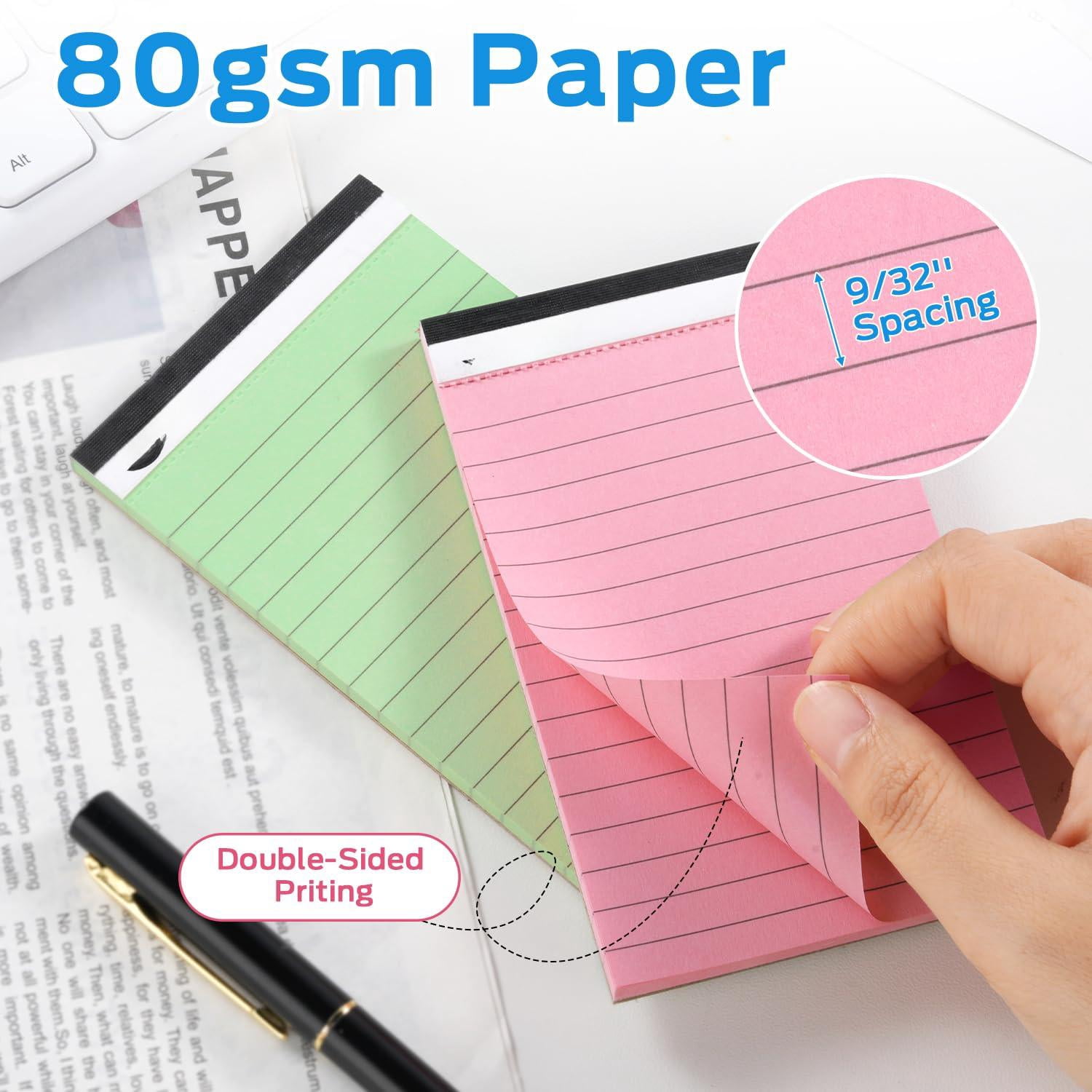 36 3x5 Note Pads  45 Sheets Per College Ruled Mini Writing 80gsm Colored Paper 1620 Multicolor Cute Notepads For Gift