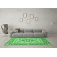 thumbnail image 3 of Ahgly Company Indoor Rectangle Medallion Emerald Green Traditional Area Rugs, 8' x 10', 3 of 4