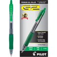 thumbnail image 3 of Pilot , Stylos à Bille Roulante Gel G2 Premium, Pointe Fine 0,7 mm, Vert, Lot de 12, 3 of 4