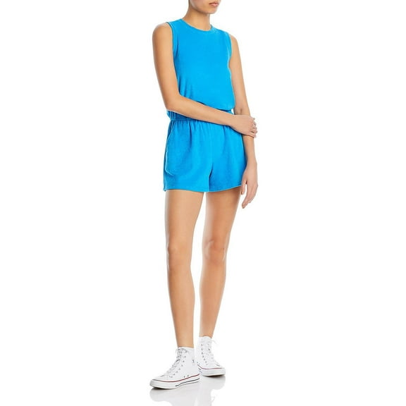 WAYF Womens Terry Short Romper