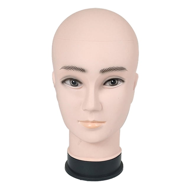 TISHITA Male Bald Mannequin Head Hat Display Rack for Sunglasses Foam Making Display B