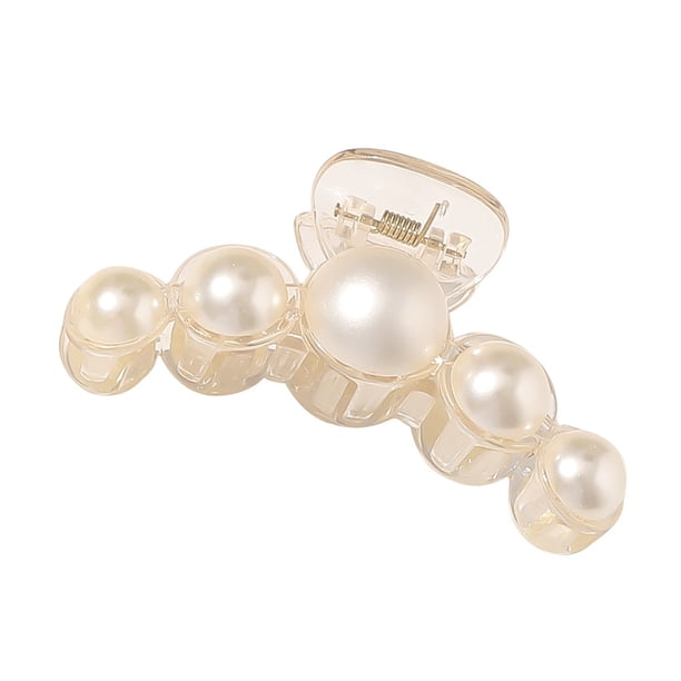 Sonducket 1 Uds. De pinzas para el pelo para mujer, hipérbole, perlas grandes, pinzas para el pelo, pasadores de peinado para maquillaje, horquilla de Accesorio para el cabello estilo 14 Sonducket AP001174-14