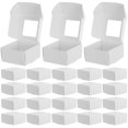 thumbnail image 3 of 50 cajas de papel pequeñas con ventana transparente para jabón casero, regalos de fiesta, cupcakes, manualidades, etc, 3 of 8
