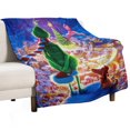 thumbnail image 1 of Manta de tela de superficie vertical súper suave de varios tamaños de Grinch, acogedora y cálida, adecuada para cama, sofá, campamento, viajes, para todas las estaciones, liviana y compacta de 40 x, 1 of 8