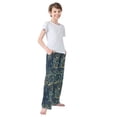 thumbnail image 4 of FORMRS Kids Pajama Pants with Pockets Size 13-14Y Boys Lounge Sleep Bottoms, Shadowy Forest Pattern, 4 of 8