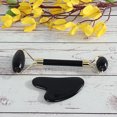 thumbnail image 4 of Natural Guasha Facial Jade Roller Face + Body Gua Sha Board Massager, 4 of 8