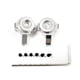 thumbnail image 1 of Ounissouiy RCGOFOLLOW-portador de buje de dirección, pieza de coche de control remoto, nudillos de bloque de dirección duraderos para 1/24 Axial Kits de construcción modelo Plata, 1 of 6