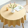 thumbnail image 3 of Nappes en Microfibre Imperméables, Nappes Rondes pour Extérieur et Intérieur, 3 of 5