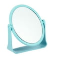 thumbnail image 1 of Espejo de Maquillaje de Plástico Único Bargains Espejo de Maquillaje Redondo de Doble Cara Espejo Rotatorio Espejo de Belleza para Mujeres Azul, 1 of 7
