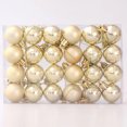 thumbnail image 4 of Juego de 24/144 mini bolas navideñas galvanizadas, colgante para árbol de Navidad, adorno colgante para fiesta de Año Nuevo, decoración del hogar, 4 of 5