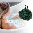 thumbnail image 2 of Unique Bargains 1 Pc Bath Shower Loofah Sponge Body Puffs for Bathroom Shower 4.13"x5.12" Green, 2 of 6