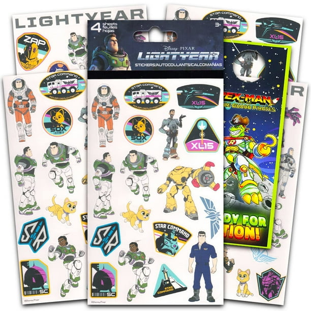 Buzz Lightyear Stickers for Kids Bundle with Over 60 Lightyear