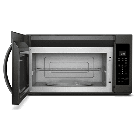 Whirlpool - 1.9 Cu. Ft. Over-the-Range Microwave with Sensor Cooking - Black Stainless Steel