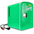 thumbnail image 1 of Coca-Cola Sprite Mini-Frigo 4 L Refroidisseur/chauffe-Plat 12 V C.c. 110 V C.a., Vert, 1 of 8