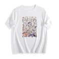 thumbnail image 4 of Floruhand Womens Vintage Flowers Crew Neck Shirt Boho Floral Wildflowers Graphic Tee Casual Short Sleeve T Shirt, 4 of 4
