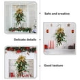 thumbnail image 4 of Christmas Teardrop Swag Lifelike Christmas Simulation Pine Needle Wreath Decor, 4 of 8
