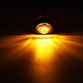 thumbnail image 4 of (Paquete de 30) Luces de posición laterales para remolque pequeñas, redondas, ámbar, de 3/4 de pulgada, 3 diodos, selladas, empotradas, a prueba de golpes, 12 V CC, para camión, caravana, camión, auto, 4 of 4