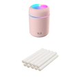 thumbnail image 1 of Humidificador De Aire Difusor De Aceite Esencial USB Rosa + 10 Piezas De Palos De Filtro De Sunnimix Mini humidificador de aire, 1 of 8