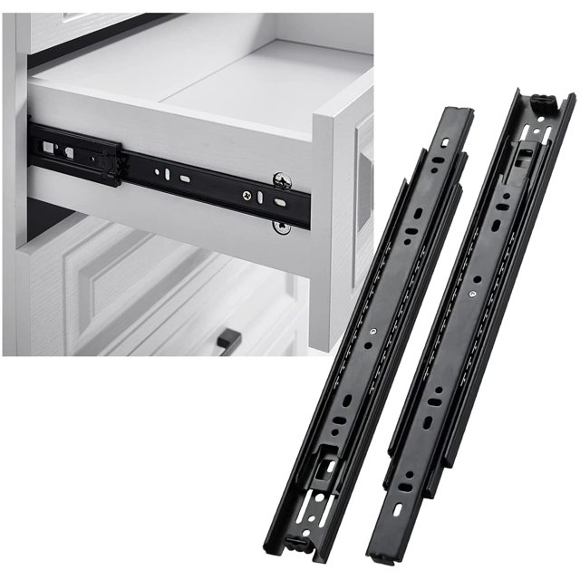 Guías para cajones Guías para cajones de extensión completa de 300 mm Guías para cajones con rodamiento de bolas de alta resistencia Capacidad de carga 45 kg Sincero Electrónica
