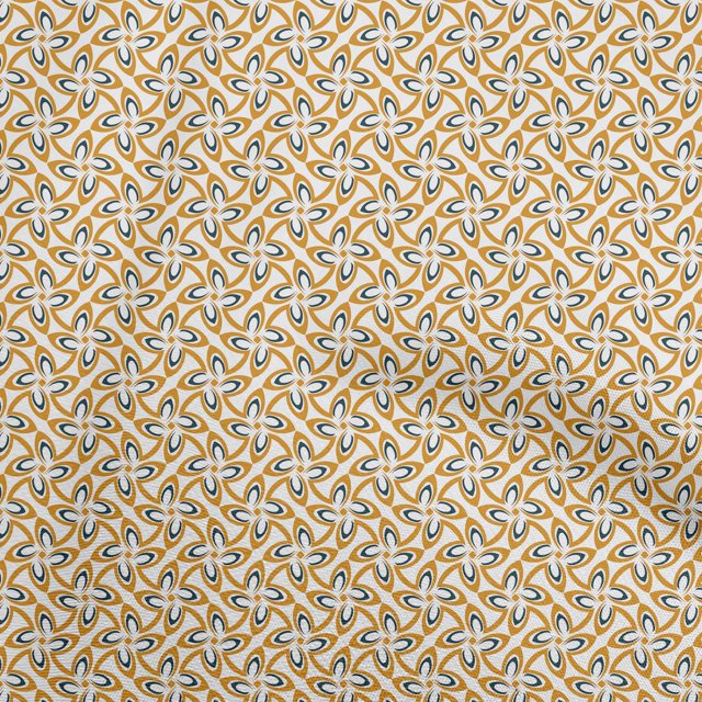 oneOone Georgette Viscose Rust Brown Fabric Asian Block Sewing Craft Projects Fabric Prints By Yard 42 Inch Wide
